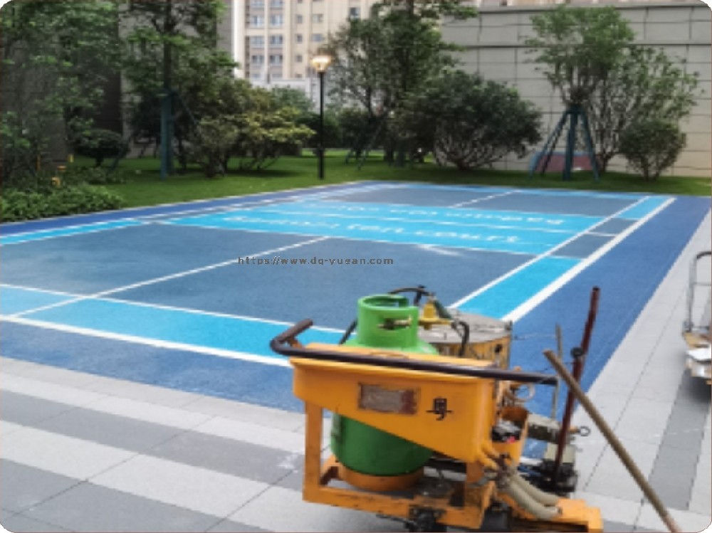 東莞市東城區(qū)柏洲邊社區(qū)硅PU球場